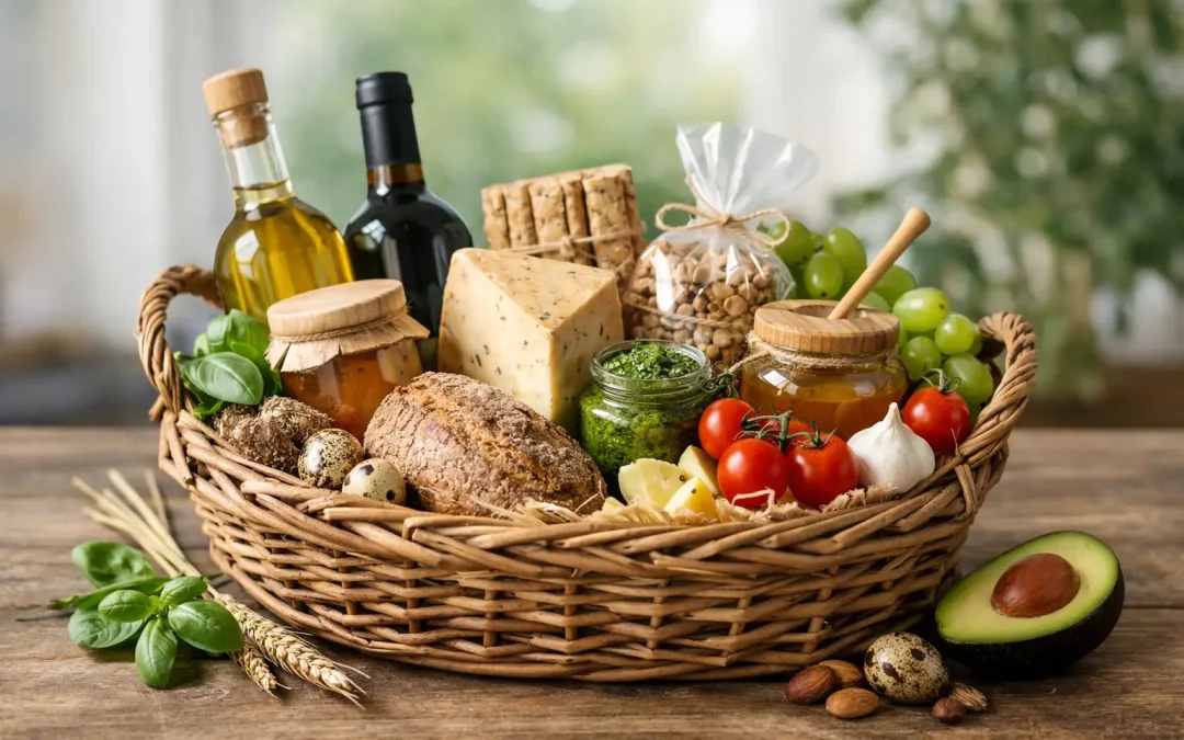 Geschenkkorb mit Bio Spezialitäten wählen