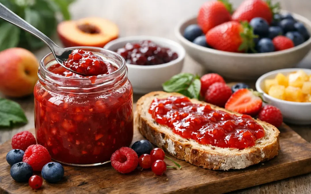 Vegane Konfitüre mit echter Frucht